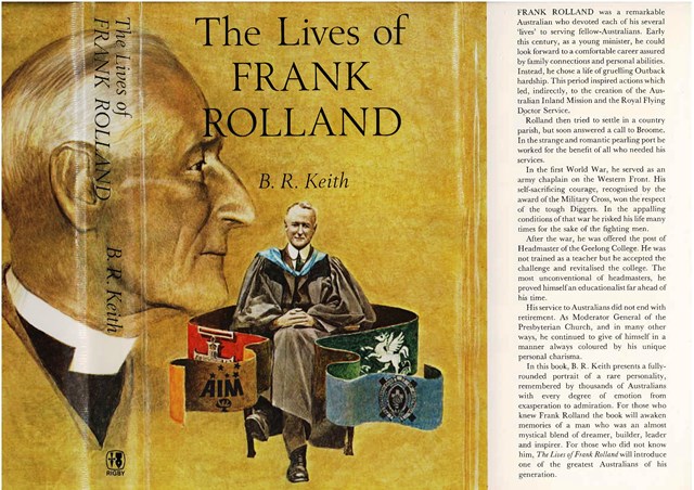 'The Lives of Frank Rolland' dust jacket.